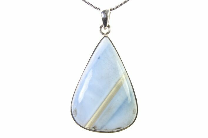 Owyhee Blue Opal Pendant (Necklace) - Sterling Silver #321477